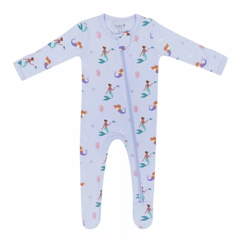 Zippered Footie in Mermaid from Kyte BABY