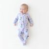 Kyte BABY Zippered Footie in Mermaid