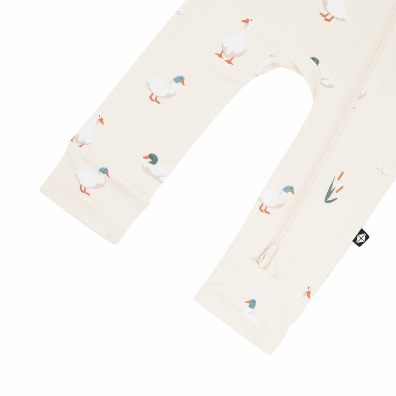 Zippered Romper in Duck available at Blossom