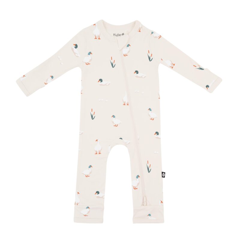 Zippered Romper in Duck from Kyte BABY