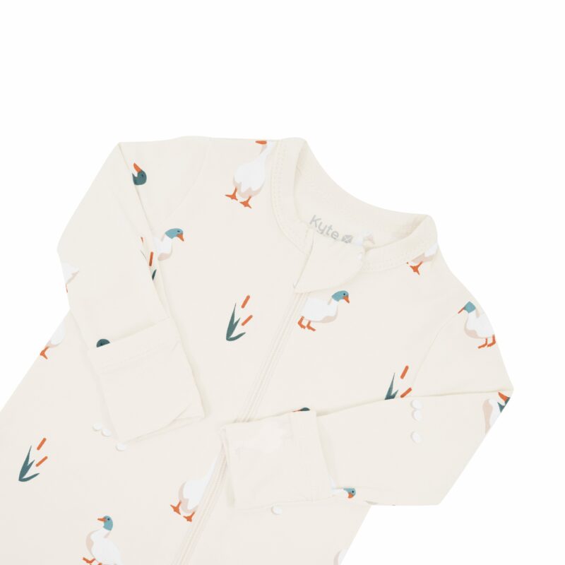 Zippered Romper in Duck