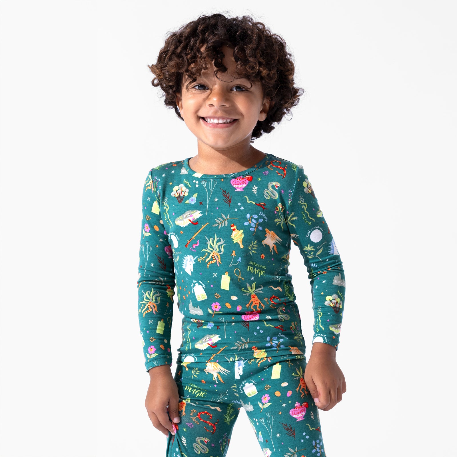 Bellabu Bear Harry Potter Mandrakes & Herbs Bamboo Viscose Pajama Set