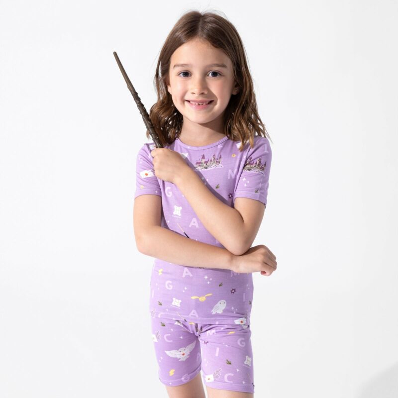 Bellabu Bear Harry Potter Hedwig's Magical Mail Bamboo Viscose Pajama Short Set