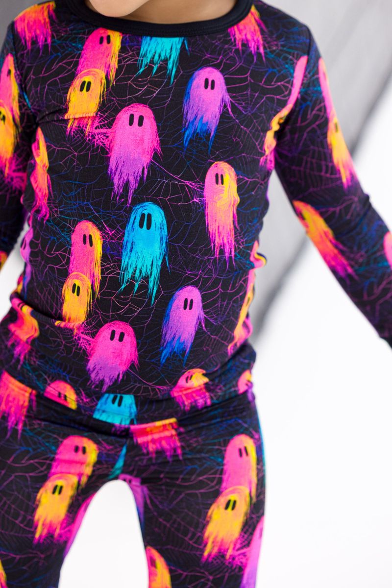 Electric BOO-gie Bamboo Viscose Pajama Set from Birdie Bean