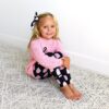 Gigi and Max Shade Black & Pink Ghost Bamboo Viscose Leggings