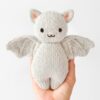 cuddle+kind Baby Bat In Grey Toys