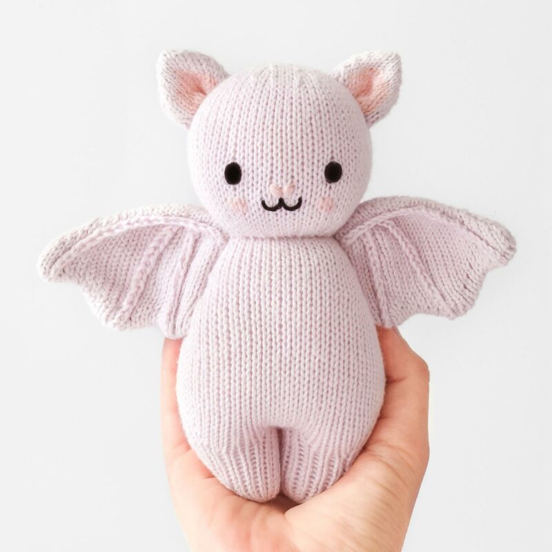 cuddle+kind Baby Bat In Lavender Toys