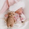 cuddle+kind Baby Gingerbread In Powder Pink part of our Holiday collection