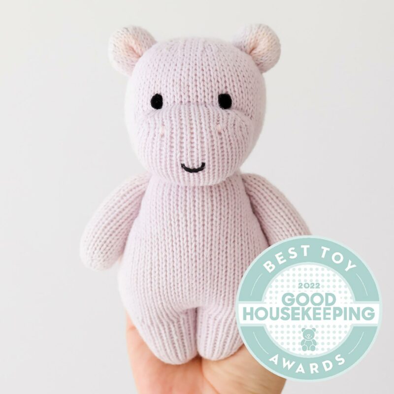 cuddle+kind Baby Hippo In Lavender Toys
