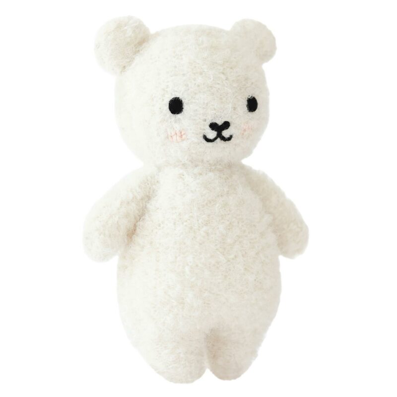 cuddle+kind Baby Bouclé Bear In Ivory