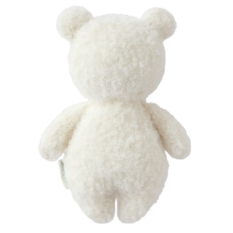 Baby Bouclé Bear In Ivory from cuddle+kind