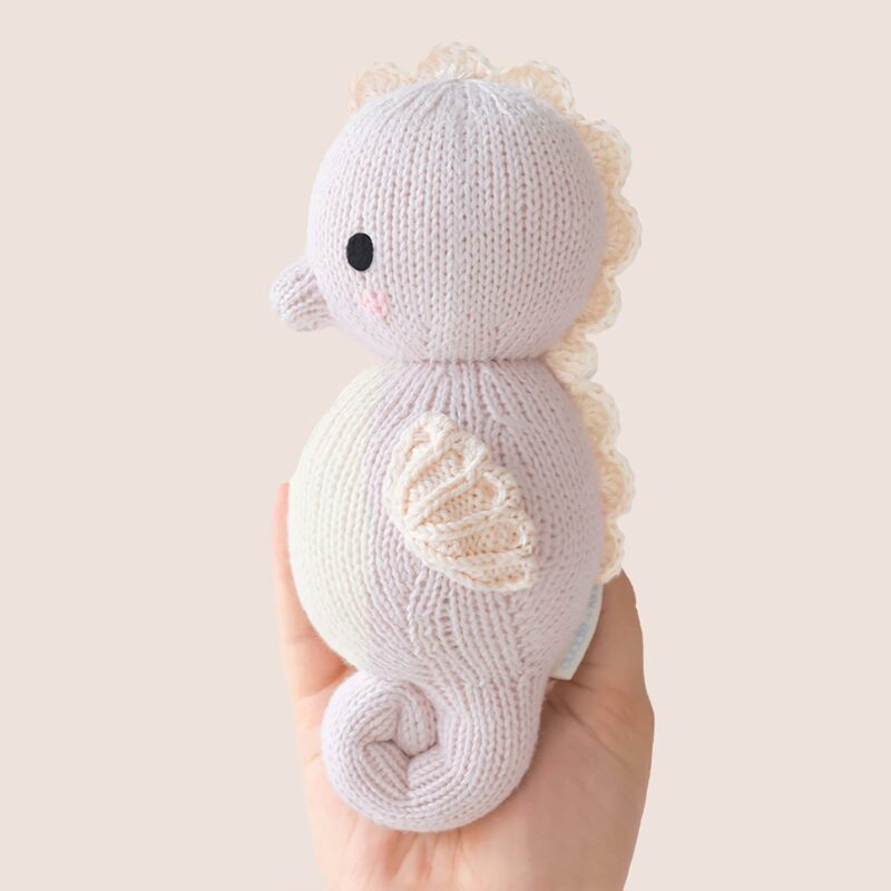 cuddle+kind Baby Seahorse In Lilac Toys