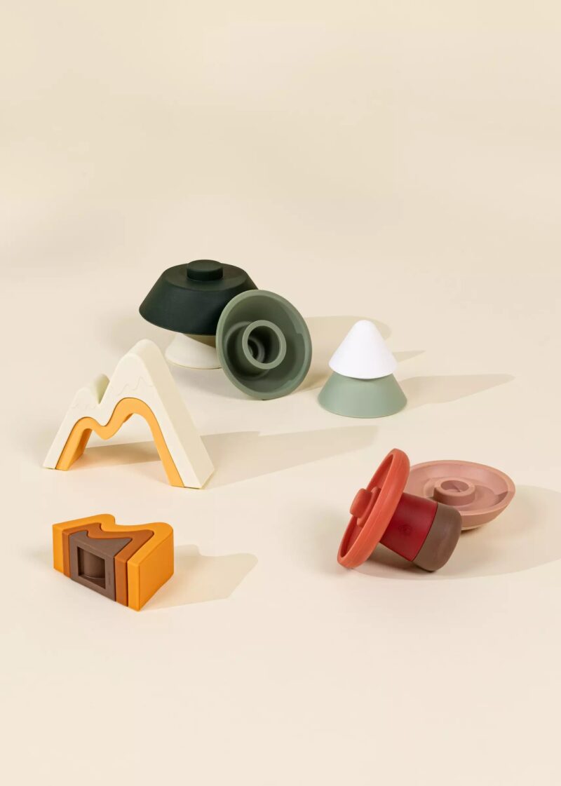 Coco Village Silicone Stackable Forest 16 Piece Set part of our  collection