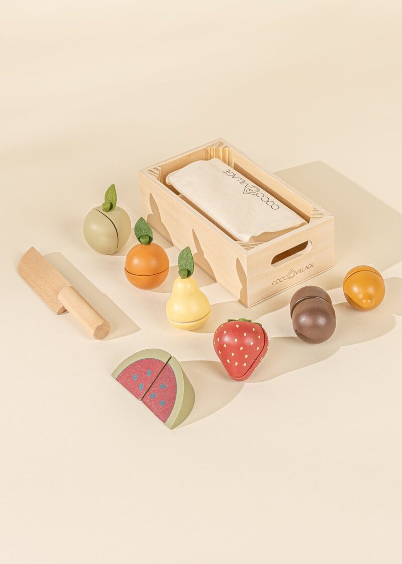 Wooden Fruits Playset from Coco Village