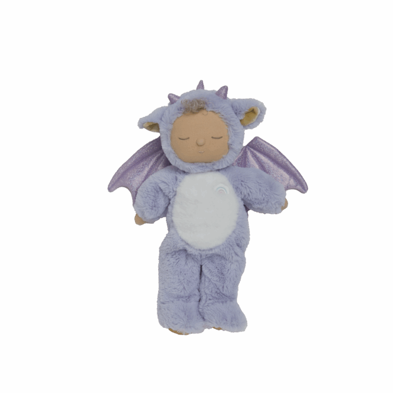 Olli Ella Cozy Dinkum Dragon Rory In Lavender part of our Fantasy collection