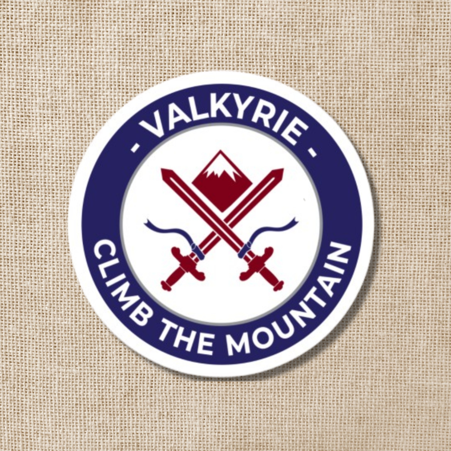Kingdom of Threads Valkyrie Climb the Mountain Sticker ACOTAR Series