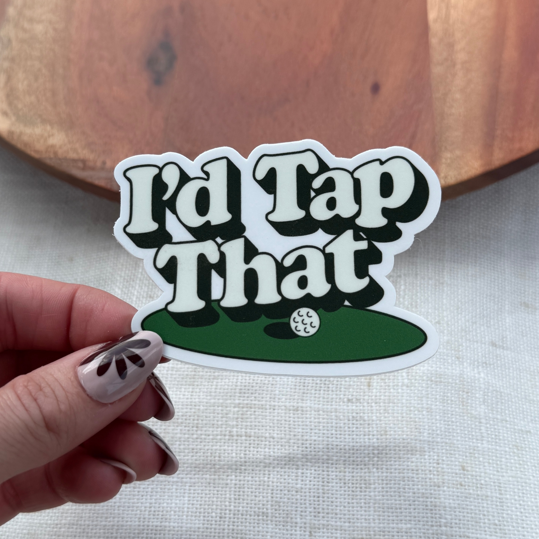 Big Moods I'd Tap That Golf Putt Sticker