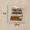 Stack of Navarre Library Scribe Books Sticker from Kingdom of Threads