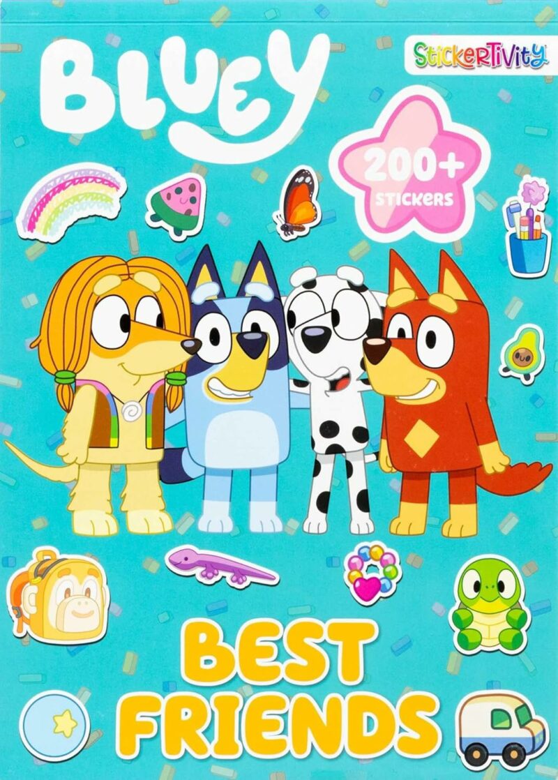 Simon & Schuster Bluey Stickertivity: Best Friends Activity Book