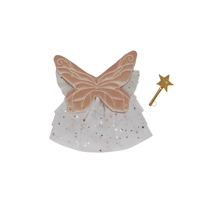 Olli Ella Dinkum Dolls Fairy Outfit Set Pearl