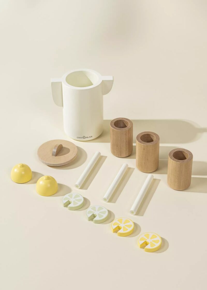 Wooden Lemonade Playset and Accessories from Coco Village