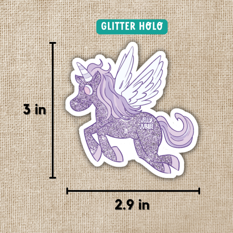 Jelly Jubilee Holographic Sticker Crescent City from Kingdom of Threads