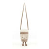 Amuseables Coffee-to-Go Bag made by Jellycat