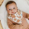 Gingerbread Bandana Bib Set 4-Pack from Copper Pearl