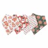Copper Pearl Gingerbread Bandana Bib Set 4-Pack