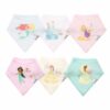 Copper Pearl Disney Princess Bandana Bib Set 6-Pack
