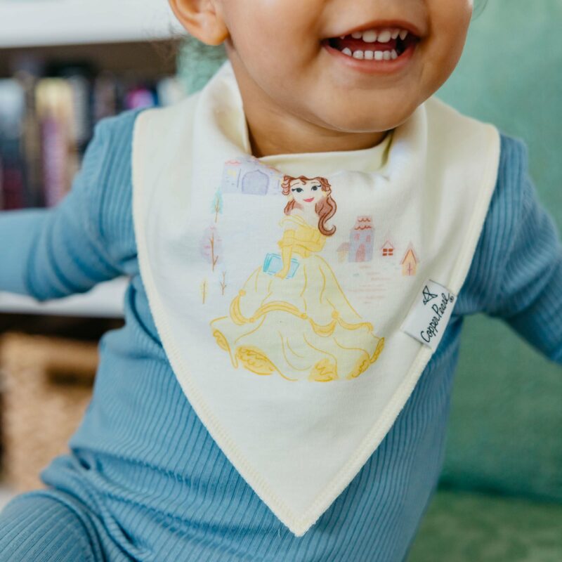 Disney Princess Bandana Bib Set 6-Pack from Copper Pearl