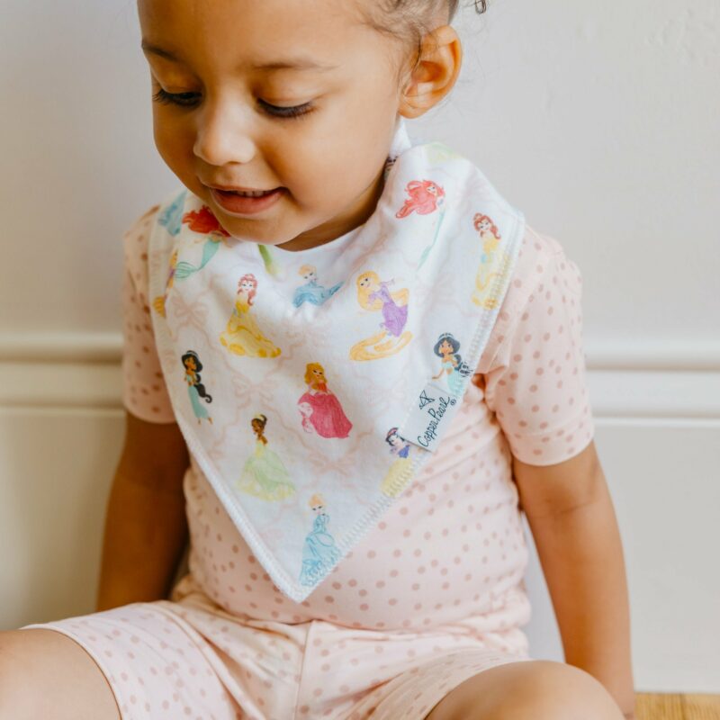 Disney Princess Bandana Bib Set 4-Pack from Copper Pearl
