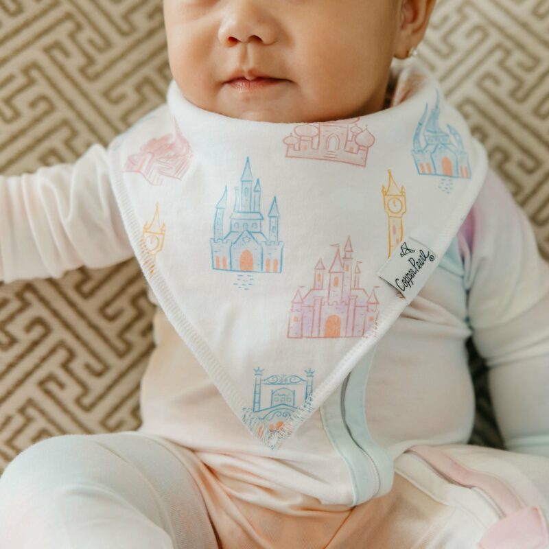 Copper Pearl Disney Princess Bandana Bib Set 4-Pack Feeding