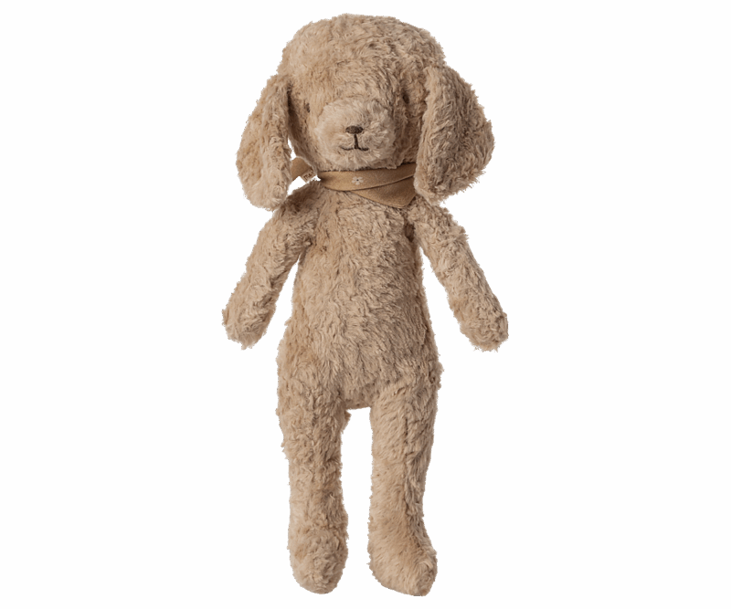 Maileg Poodle Dog Vintage Plush in Dusty Powder