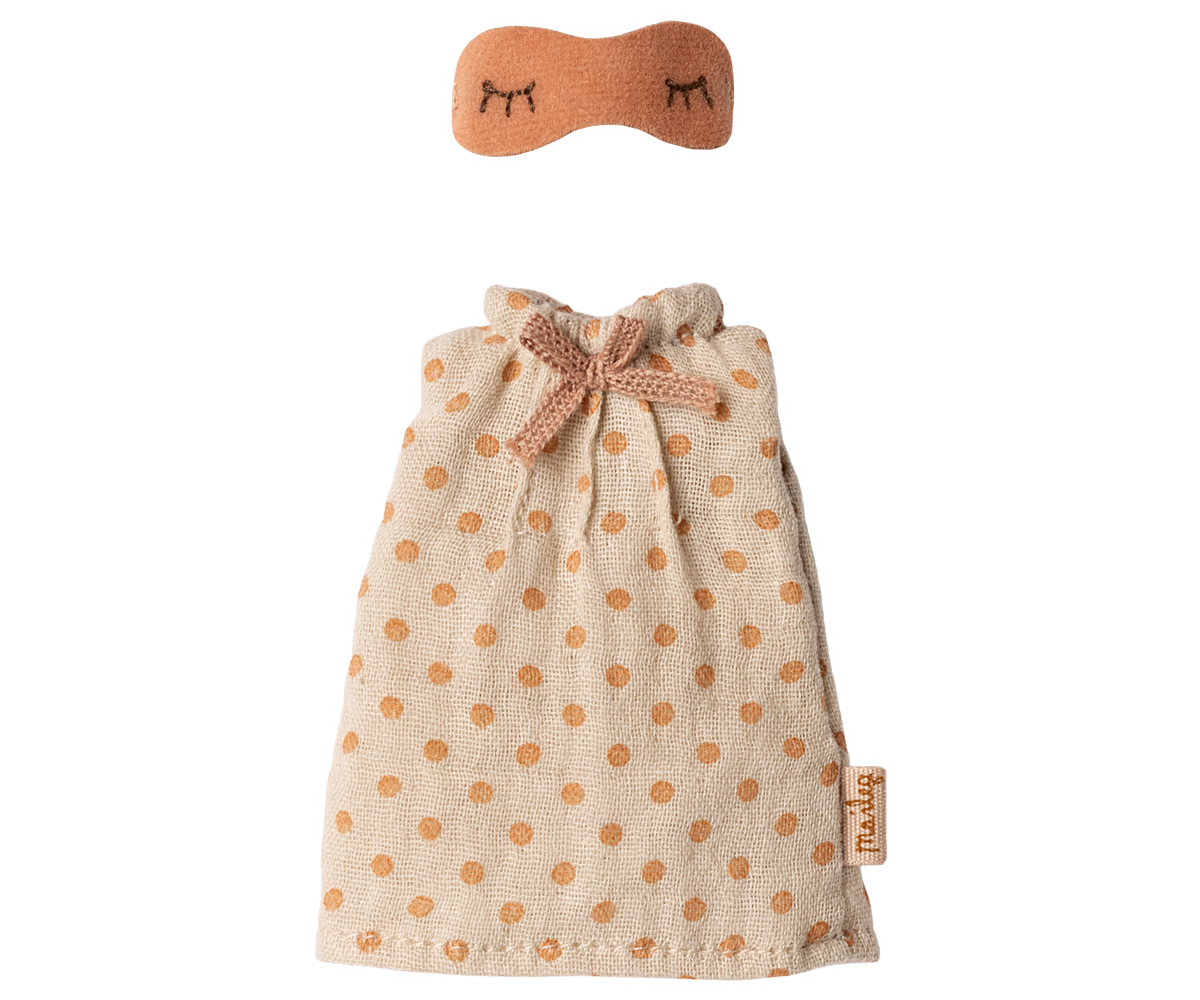 Maileg Nightgown in Light Grey for Mum Mouse
