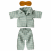 Maileg Pajamas in Mint/Sand for Dad Mouse