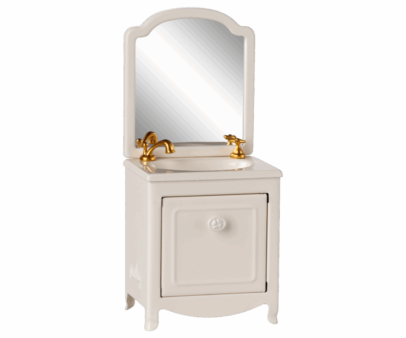 Maileg Sink Dresser for Mouse in Off White