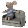 Maileg Sofa Bed for Mouse in Checker part of our  collection