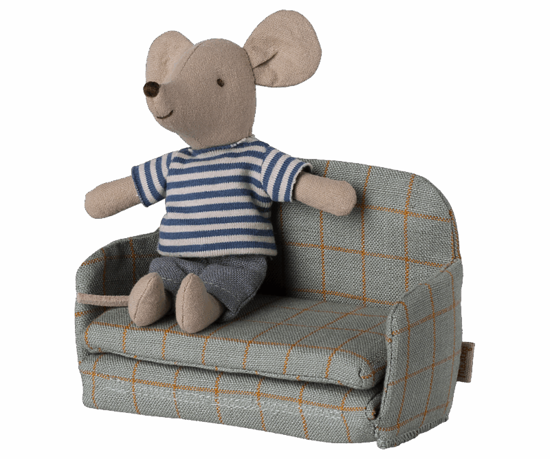 Maileg Sofa Bed for Mouse in Checker part of our  collection
