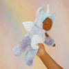 Cozy Dinkum Unicorn Stardust In Rainbow from Olli Ella