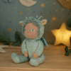 Dinky Dinkum Doll Dante Dragon In Green from Olli Ella
