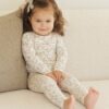 Quincy Mae Bamboo Pajama Set In Woodland