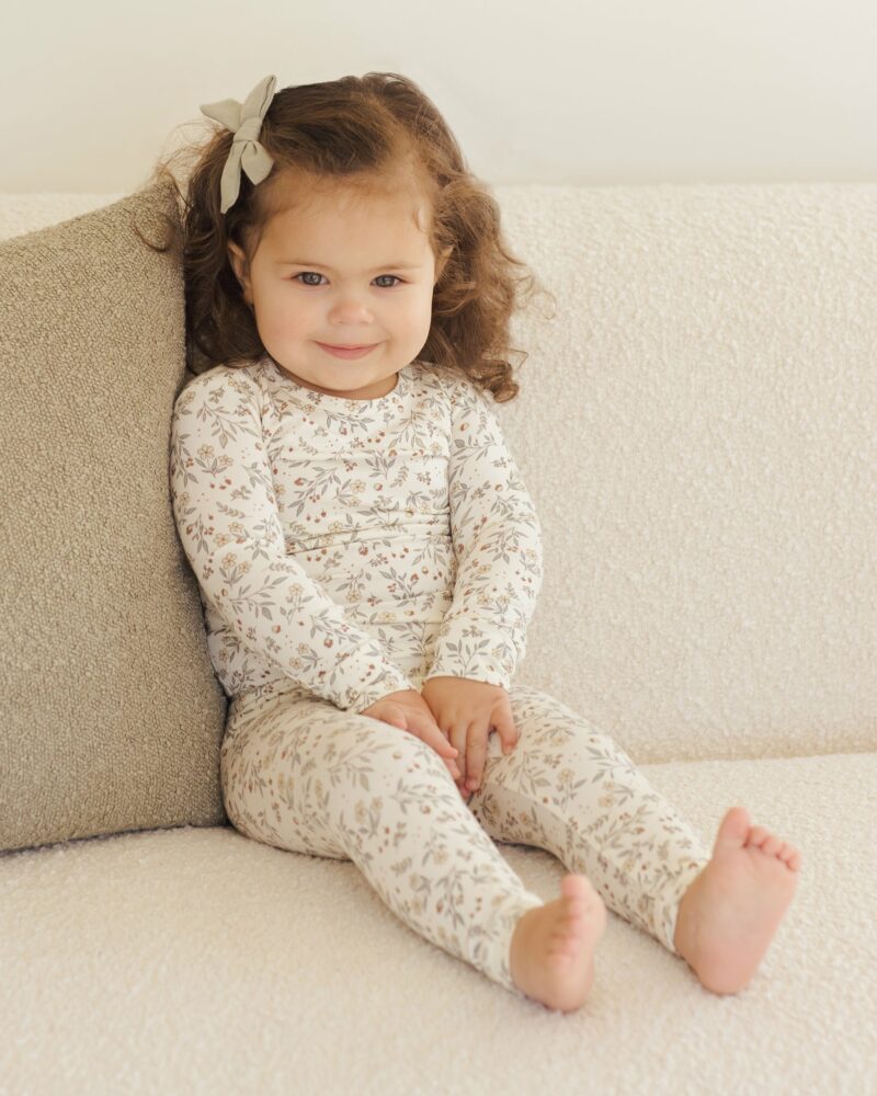 Quincy Mae Bamboo Pajama Set In Woodland