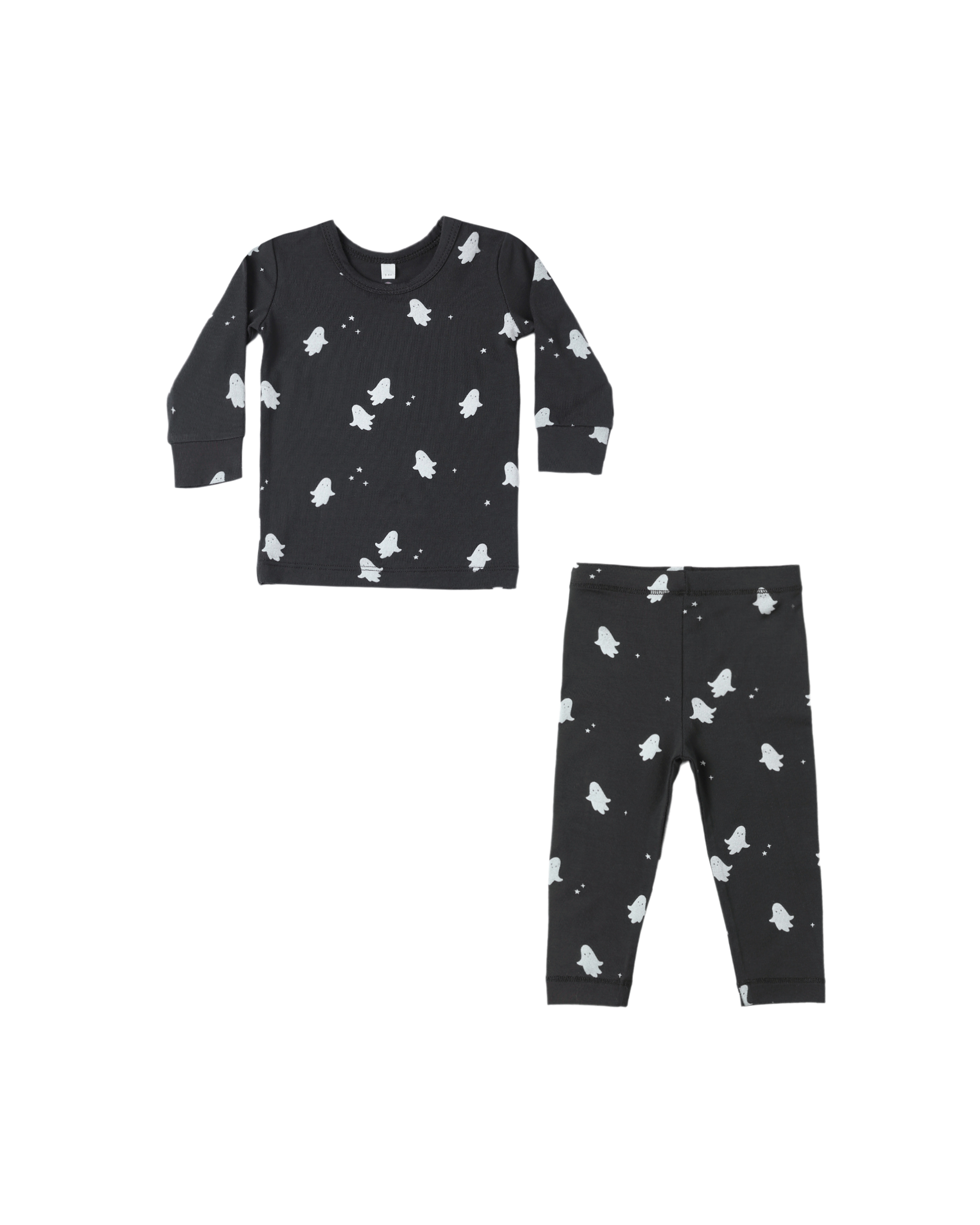 Quincy Mae Bamboo Pajama Set In Ghosts