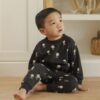 Quincy Mae Relaxed Fleece Sweatpant In Crossbones