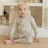 Quincy Mae Bamboo Pajama Set In Skeletons