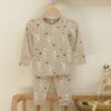 Bamboo Pajama Set In Skeletons from Quincy Mae