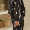 Relaxed Fleece Sweatshirt In Crossbones from Quincy Mae