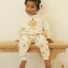 Quincy Mae Relaxed Fleece Sweatshirt In Pumpkin