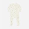 Bamboo Zip Footie In Trees from Quincy Mae